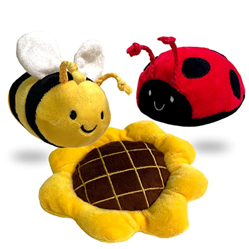 TONBO Springtime Combo – Knisterplüsch-Hundespielzeug, Sonnenblume, Hummel, Marienkäfer TONBO Springtime Combo – Knisterplüsch-Hundespielzeug, Sonnenblume, Hummel, Marienkäfer von TONBO