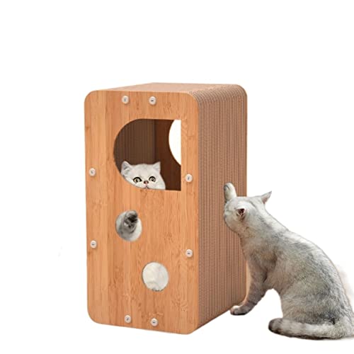 2-in-1-Katzenkratzbrett, quadratisches Katzenkratz-Loungebett, Möbelschutz for den Innenbereich, for Katzenschleifkralle von TONGDY