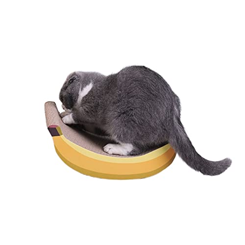 Abriebfester Katzenkratzer, Katzenspielzeug for den Innenbereich, Lounge-Katzenbett aus Pappe, verhindert Möbel, passt Sich der Dehnung der Katze an (Size : 31.5 * 22 * 11cm) von TONGDY