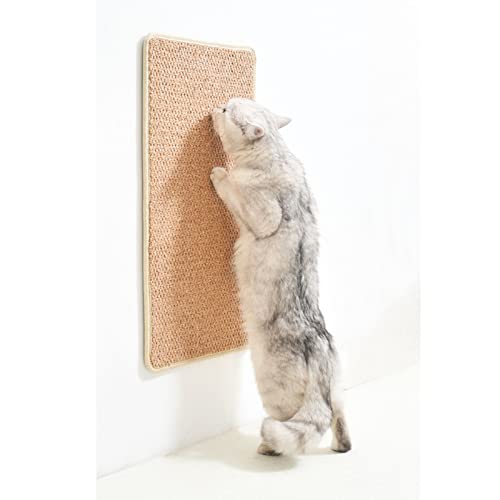 An der Wand befestigtes Katzenspielzeug, Katzenkratzer aus Karton, langlebig und langlebig. Schutz von Möbeln (Size : 25 * 50cm) von TONGDY