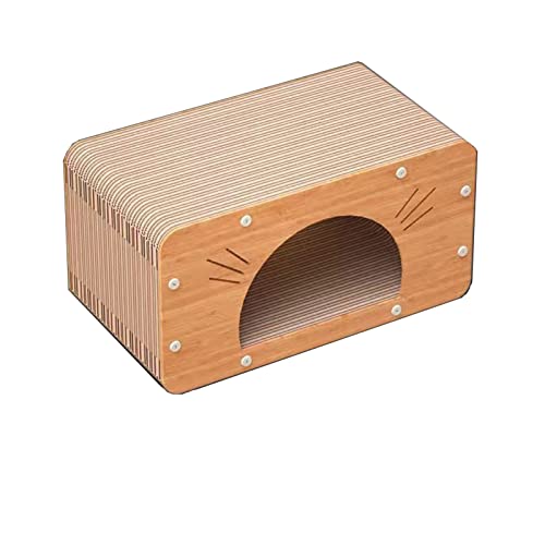 Cat's Nest, 2 in 1 Indoor Cat Scratcher, Cat Lounge Bed, Entwickelt for Dehnen und Schärfen von Katzenkrallen (Color : B) von TONGDY