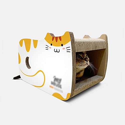 Doppelschichtiges Katzenzelt, Katzenbett, Katzennest for den Innenbereich, rutschfest, Katzenmöbel, belastbar, geeignet for Haustiere bis zu 15 Pfund von TONGDY