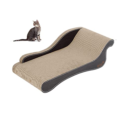 Katzenkratzer, modernes Katzensofa for den Innenbereich, langlebiger Kratzbaum aus Wellpappe, for die meisten Katzen (Size : 70 * 40 * 18cm) von TONGDY