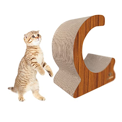 Katzenspielzeug, Wellpappe Katzenkratzunterlage, Katzenspielzeug, Katzenkratzbaum, verhindert Möbelschäden (Color : A) von TONGDY