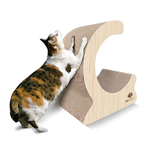 Katzenspielzeug, Wellpappe Katzenkratzunterlage, Katzenspielzeug, Katzenkratzbaum, verhindert Möbelschäden (Color : B) von TONGDY