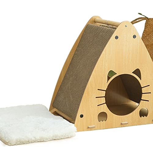 Katzenspielzeug mit Pads, Katzenkratzer aus Wellpappe, langlebige Board-Pads, for Kätzchen-Spielübungen, verhindert Möbelschäden von TONGDY