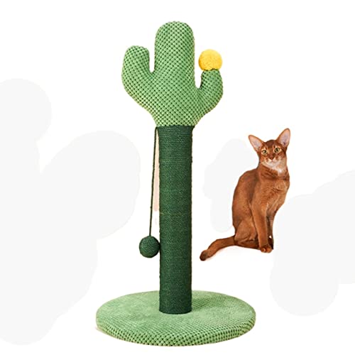 Katzenspielzeug mit baumelndem Ball, Katzenkratzbaum, Katzenkratzbaum for den Innenbereich, aus Karton, langlebig und langlebig, for große Katzen von TONGDY