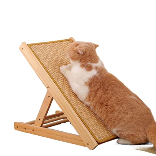 Massivholz-Katzenkratzer, Lounge-Katzenbetten, Katzenkratzer, langlebiger Schaber, Schutz von Möbeln von TONGDY