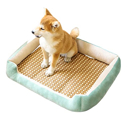 Rechteckiges Katzenbett, langlebige Katzenhäuser mit Rutschfester Unterseite, superweich, 2-in-1 waschbar, for Hunde und Katzen im Innenbereich (Size : 60 * 45cm) von TONGDY