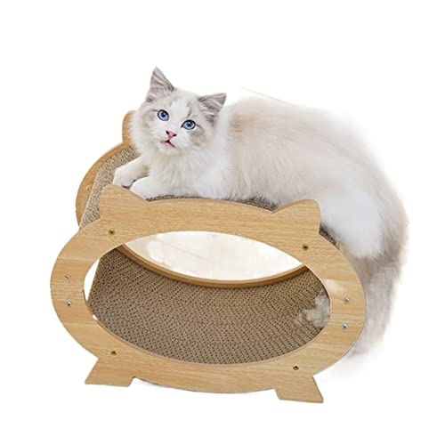Robuste Wellpappe Katzenspielzeug, Kratzbett for Katzen, Kratzbaum for Katzen, Schutz von Möbeln von TONGDY