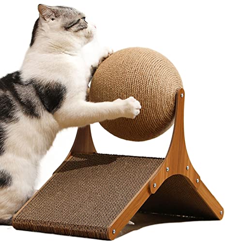 Rotation Cat Scratcher, Cat Scratch Post, Cat Scratch Pad, for die meisten Katzen (Size : 35 * 15 * 26cm) von TONGDY