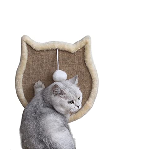 Wandmontierter Katzenkratzer, Katzenspielzeug for den Innenbereich, Verhindert Möbel, Entspricht der Dehnung der Katze von TONGDY