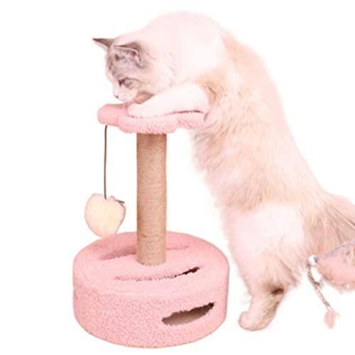 Weiches stehendes Kratzspielzeug for Katzen, Kratzbaum for Katzen mit hängender Kugel, vertikales Katzenkratzpolster aus Sisal, Schutz von Möbeln von TONGDY