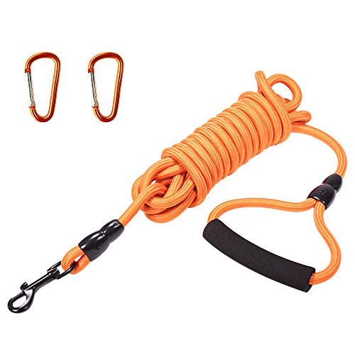 Hundetrainingsleine, 10M Lange Nylon Hundeleine kann auf dem Wasser Schwimmen Robustes Seil für Kleine, Mittelgroße und Große Hunde zum Schwimmen, Laufen, Camping oder für den Hinterhof Hundetrainingsleine, 10M Lange Nylon Hundeleine kann auf dem Wasser Schwimmen Robustes Seil für Kleine, Mittelgroße und Große Hunde zum Schwimmen, Laufen, Camping oder für den Hinterhof von TONGKTAI