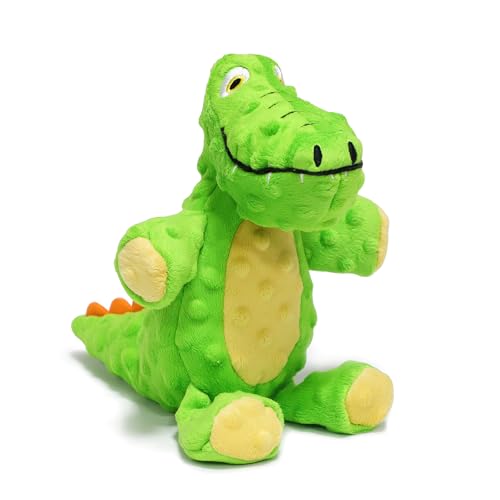 TONGKTAI Hundespielzeug, Plüsch, weiches Plüsch, Dinosaurier-Haustierspielzeug mit Knisterpapier, unzerstörbar, interaktives Tauziehen, quietschendes Spielzeug für kleine, mittelgroße und große Rassen TONGKTAI Hundespielzeug, Plüsch, weiches Plüsch, Dinosaurier-Haustierspielzeug mit Knisterpapier, unzerstörbar, interaktives Tauziehen, quietschendes Spielzeug für kleine, mittelgroße und große Rassen von TONGKTAI