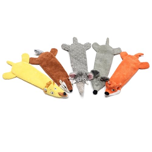 TONGKTAI Hundespielzeug, unzerstörbar, keine Füllung, Plüschspielzeug mit Knisterpapier, interaktive Wasserflasche, Kauspielzeug für kleine, mittelgroße und große Rassen, 5 Stück TONGKTAI Hundespielzeug, unzerstörbar, keine Füllung, Plüschspielzeug mit Knisterpapier, interaktive Wasserflasche, Kauspielzeug für kleine, mittelgroße und große Rassen, 5 Stück von TONGKTAI