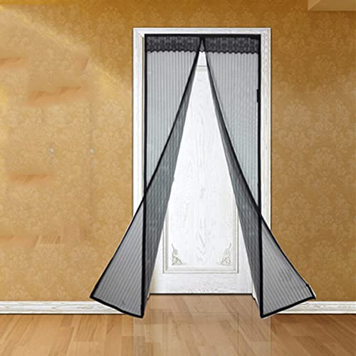 Magnetische Fliegengitter für Türen, benutzerdefinierte Anti-Mückengitter Tür Heavy Duty Screen Door Mesh Patio Balkon Tür Screen Vorhang mit Vollrahmenband von TONGha