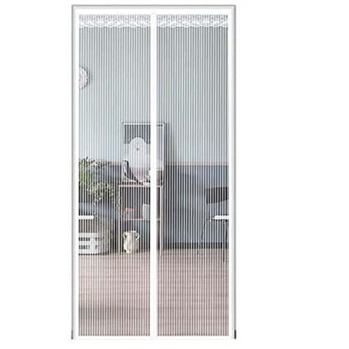 TONGha Benutzerdefinierter magnetischer Fliegengitter langlebiger Türschutz Mesh Anti-Tearing Türvorhang Netz Selbstklebend Selbstdichtend Türnetz für Terrasse Balkon Wohnzimmer von TONGha