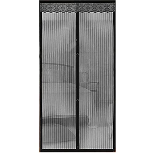 TONGha Langlebige Fliegengitter Tür, individuelle Größe Magnetischer Fliegengitter Tür Anti-Tearing Türnetz Vorhang Anti-Mücken-Käfer Türnetze mit Magneten von TONGha
