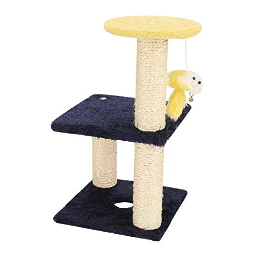 TONPOP 20 cm Haustier 3. Stock Katze Kletterbaum Schaber hängendes Spielzeug Aktivitätszentrum Katzensprung stehende Katze von TONPOP