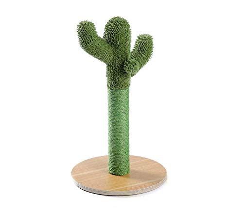 TONPOP Cactus Cat Kratzbaum mit Sisalseil KitternScratcher Cactus for Young and Adult Cat Klettergerüst Spielzeug (Size : 33X55CM) () von TONPOP