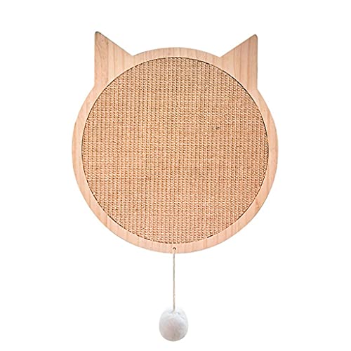 TONPOP Katzen-Kratzbrett aus Holzplattenmaterial mit Katzenohrform (Size : Medium) () von TONPOP