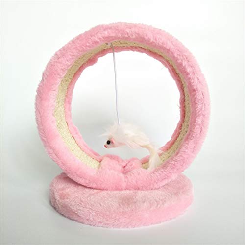 TONPOP Pet Toys for Katzen Klettergerüst Kratzbaum Spielzeug Kratzunterlage Katzenkratzspielzeug Katzenhaus Kratzstein (Color : Pink) (Pink) von TONPOP