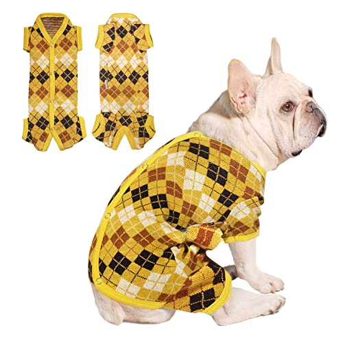 TONY HOBY Hunde-Pyjama, gestrickt, für den Winter, warm, für kleine Hunde und Mädchen von TONY HOBY
