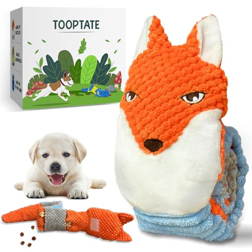 TOOPTATE Puppy Toys - Interaktives Hundespielzeug, um sie zu beschäftigen, Hunde-Puzzle-Spielzeug für geistige Stimulation, quietschendes Hundespielzeug für Welpen, kleine und mittelgroße Hunde TOOPTATE Puppy Toys - Interaktives Hundespielzeug, um sie zu beschäftigen, Hunde-Puzzle-Spielzeug für geistige Stimulation, quietschendes Hundespielzeug für Welpen, kleine und mittelgroße Hunde von TOOPTATE