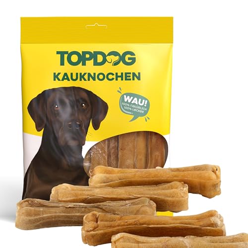 Top Dog Kauknochen, Kausnack für Hunde, 100% Rind, 12,5 cm (50 Stück) von TOP DOG Heimtiernahrungs GmbH