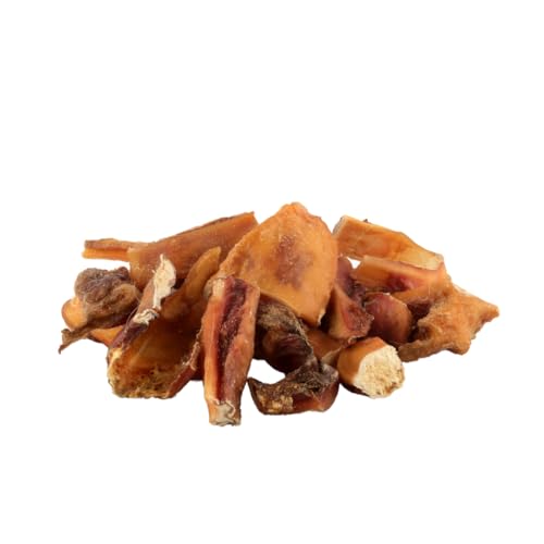 Top Dog Rinderkopfhaut, Premium Qualität, der Kausnack für Hunde, 100% Rind (1 KG) von TOP DOG Heimtiernahrungs GmbH