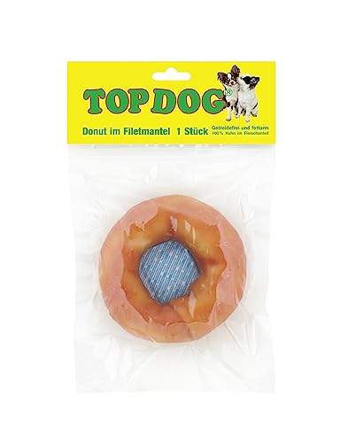 Top Dog Chicken-Donut mit Huhn, zuckerfreier Kausnack für Hunde (8X 1 Stück) von TOP DOG Heimtiernahrungs GmbH