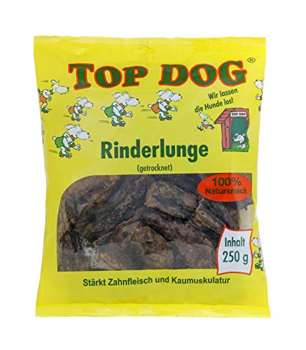 Top Dog Lunge vom Rind - Kausnack für Hunde - ohne künstliche Zusätze (Beutel, 250g) von TOP DOG Heimtiernahrungs GmbH