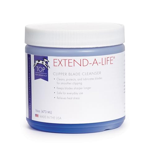 TOP PERFORMANCE Extend-A-Life Klingenspüler – Praktische Reiniger für Hundehaarschneider, 473 ml von TOP PERFORMANCE