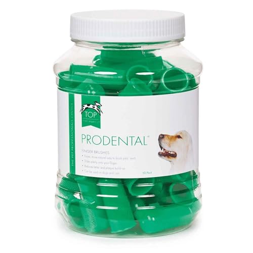 TOP PERFORMANCE ProDental Fingerbürsten – Praktische Zahnbürsten zum Reinigen von Haustierzähnen – 50 Stück TOP PERFORMANCE ProDental Fingerbürsten – Praktische Zahnbürsten zum Reinigen von Haustierzähnen – 50 Stück von TOP PERFORMANCE
