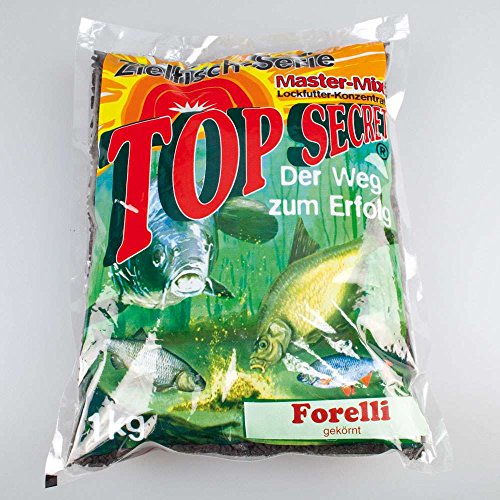 TOP SECRET Forelli gekörnt (Forellen Pellets) 1Kg von TOP SECRET