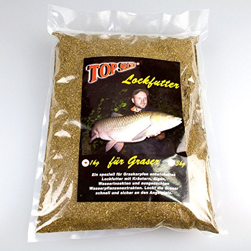 TOP SECRET Natural Graskarpfen Lockfutter 1Kg TOP SECRET Natural Graskarpfen Lockfutter 1Kg von TOP SECRET