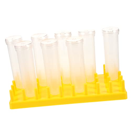 TOPBATHY 1 Satz Transparente Pflanzenröhrchen mit Aufbewahrungsständer Wiederverwendbare Blumentest Röhren für Pflanzenarrangements für Floristen und Pflanzenliebhaber TOPBATHY 1 Satz Transparente Pflanzenröhrchen mit Aufbewahrungsständer Wiederverwendbare Blumentest Röhren für Pflanzenarrangements für Floristen und Pflanzenliebhaber von TOPBATHY