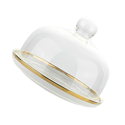TOPBATHY Hochzeitstortenständer Platte Für Kekse 1 Set Kuchenständer Keramik-Kuchenhalter Mit Kuppelfuß Kuchenaufbewahrung Teller Server Wüstenplatte Serviertablett Kuchenstand TOPBATHY Hochzeitstortenständer Platte Für Kekse 1 Set Kuchenständer Keramik-Kuchenhalter Mit Kuppelfuß Kuchenaufbewahrung Teller Server Wüstenplatte Serviertablett Kuchenstand von TOPBATHY