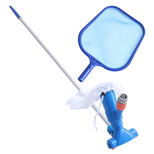 TOPBATHY 1 Set Pool-Reinigungsset Staubsauger Schrubbbürsten-Set Schlaucharmaturen Pool-Bürste Pool-Laubrechen Skimmer-Reinigung Pool-Rechen Reinigungszubehör Für Pool Nützlicher TOPBATHY 1 Set Pool-Reinigungsset Staubsauger Schrubbbürsten-Set Schlaucharmaturen Pool-Bürste Pool-Laubrechen Skimmer-Reinigung Pool-Rechen Reinigungszubehör Für Pool Nützlicher von TOPBATHY