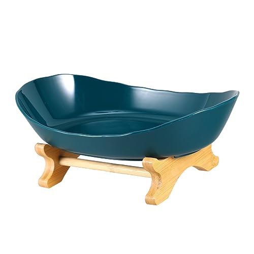 TOPBATHY Servierteller Aus Pet-Material Obsttablett Mit Holzgestell Snack-serviertablett Für Zuhause Leicht Zu Reinigen Als Hotel-serviertablett TOPBATHY Servierteller Aus Pet-Material Obsttablett Mit Holzgestell Snack-serviertablett Für Zuhause Leicht Zu Reinigen Als Hotel-serviertablett von TOPBATHY