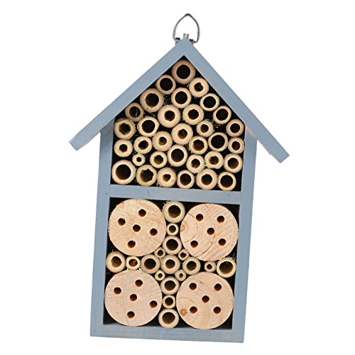 TOPBATHY 1 Stück Insektenbienennest Nisthaus Nisthabitat Insektenhaus Gärten Gartendekor vogelhaus außen insektenhäuser bienenschutz dekoratives Bienenhaus Bienenstock aus Holz Eisen Blue TOPBATHY 1 Stück Insektenbienennest Nisthaus Nisthabitat Insektenhaus Gärten Gartendekor vogelhaus außen insektenhäuser bienenschutz dekoratives Bienenhaus Bienenstock aus Holz Eisen Blue von TOPBATHY