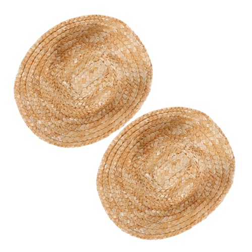 TOPBATHY 2 Stück Mini Strohhüte aus Atmungsaktivem Stroh Langlebig Leicht und Komfortabel Winzige Western Cowboy Hüte für Puppen Haustierkostüme DIY Bastelprojekte und Dekorationen TOPBATHY 2 Stück Mini Strohhüte aus Atmungsaktivem Stroh Langlebig Leicht und Komfortabel Winzige Western Cowboy Hüte für Puppen Haustierkostüme DIY Bastelprojekte und Dekorationen von TOPBATHY