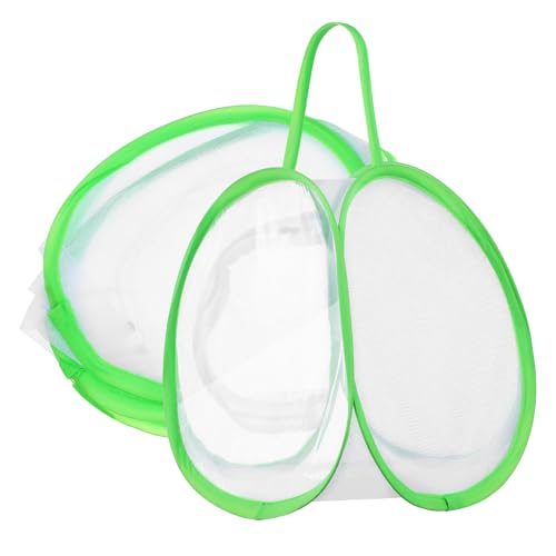 TOPBATHY 2Stücke Schmetterlingskäfige Transparenter Schmetterlingslebensraum Atmungsaktives Mesh Leicht und Tragbar für Outdoor Aktivitäten mit Reißverschlussdichtung von TOPBATHY