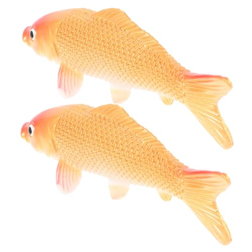 TOPBATHY 2stücke Authentische Fischdekoration Für Aquarien Kompakte Fischfigur Aquarienzubehör Künstlicher Zierkarpfen Simulationsfischornament Schöne Goldfischdekoration Künstlicher TOPBATHY 2stücke Authentische Fischdekoration Für Aquarien Kompakte Fischfigur Aquarienzubehör Künstlicher Zierkarpfen Simulationsfischornament Schöne Goldfischdekoration Künstlicher von TOPBATHY