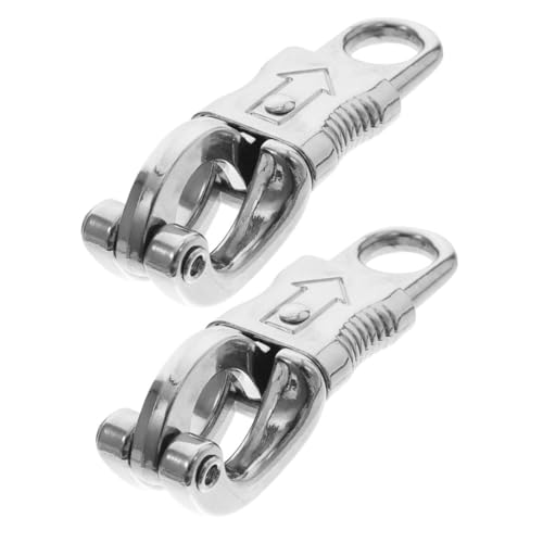 TOPBATHY 2stücke Schnellverschlusskarabinerhaken Paracordseilclips Aus Zinklegierung Für Pferderenntraining Outdoor Seilhaken TOPBATHY 2stücke Schnellverschlusskarabinerhaken Paracordseilclips Aus Zinklegierung Für Pferderenntraining Outdoor Seilhaken von TOPBATHY