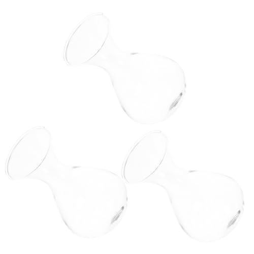 TOPBATHY 3 Stück Wandvasen Pflanzen Heimdekor Vasen Terrarium Wandbehang Pflanzgefäß Blumenarrangement Flasche Wandbehang Blumentöpfe Wandblumentopf Badezimmervase von TOPBATHY