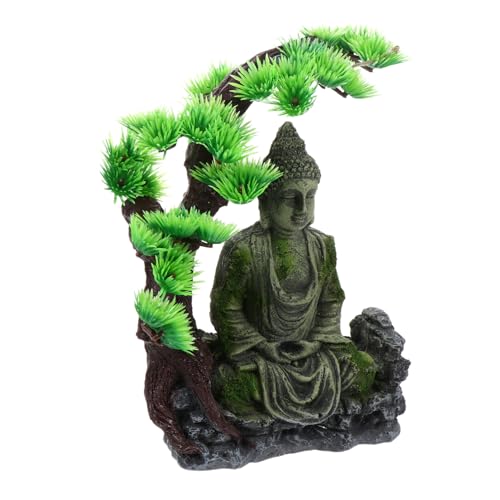 TOPBATHY Aquarium Buddha Statue aus Resin Zen Dekoration für Aquarien für Kreative Aquarien Designs Pflegeleicht und Langlebig TOPBATHY Aquarium Buddha Statue aus Resin Zen Dekoration für Aquarien für Kreative Aquarien Designs Pflegeleicht und Langlebig von TOPBATHY