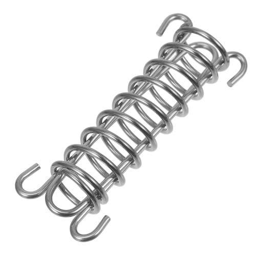 TOPBATHY Edelstahlhundkettenfeder Draußen Haustier Unterstützung Hundeleinen-stoßdämpfer Binden Frühling Lang Für Gehen Ausbildung Groß Schwer Stoßdämpfende Feder Rostfreier Stahl Silver TOPBATHY Edelstahlhundkettenfeder Draußen Haustier Unterstützung Hundeleinen-stoßdämpfer Binden Frühling Lang Für Gehen Ausbildung Groß Schwer Stoßdämpfende Feder Rostfreier Stahl Silver von TOPBATHY
