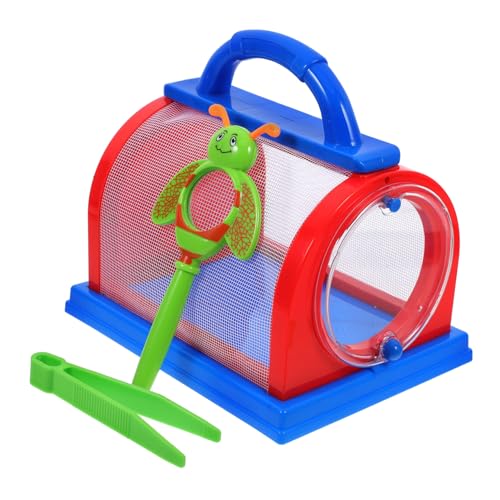 TOPBATHY Handheld Insekten Beobachtungsbox Mit Netz Set Für Junge Mädchen Insektenkäfig Mit Lupe Und Pinzette Für Outdoor Entdeckungen Und Schmetterlingsbeobachtung TOPBATHY Handheld Insekten Beobachtungsbox Mit Netz Set Für Junge Mädchen Insektenkäfig Mit Lupe Und Pinzette Für Outdoor Entdeckungen Und Schmetterlingsbeobachtung von TOPBATHY